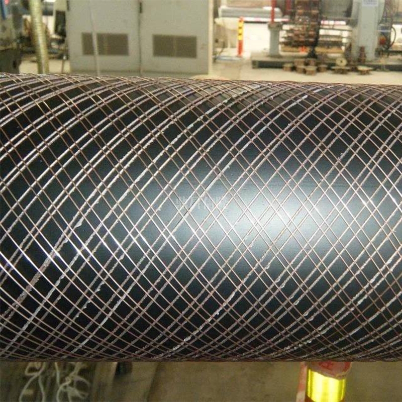  Super wear-resistant composite pipe with steel mesh framework