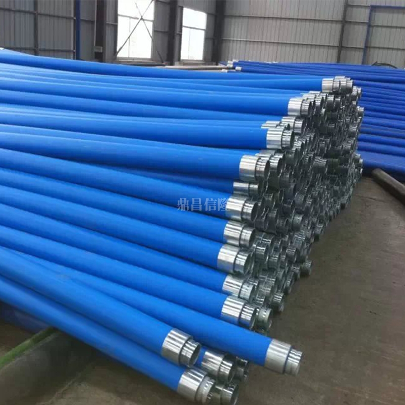  Super wear-resistant composite pipe with steel mesh framework